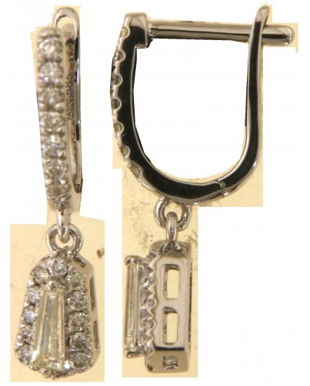 BAGUETTE DIAMOND DANGLING (TE1763)