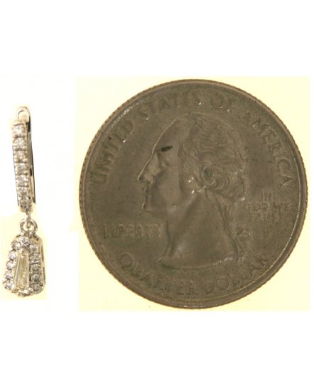 BAGUETTE DIAMOND DANGLING (TE1763)