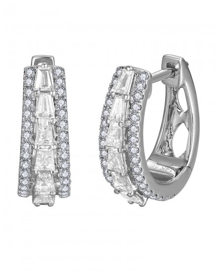 BAGUETTE DIAMOND HUGGIES (TE1766)