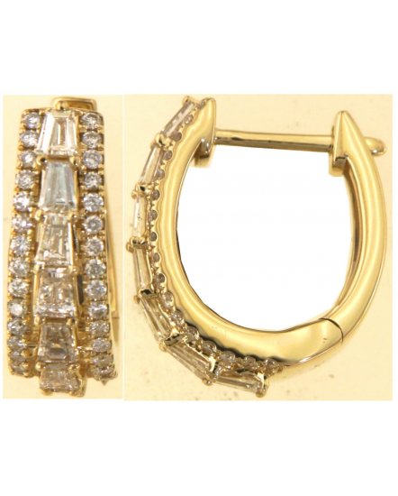 BAGUETTE DIAMOND HUGGIES (TE1766)