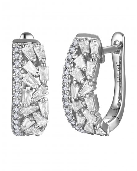 BAGUETTE DIAMOND HUGGIES (TE1768)