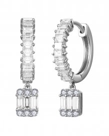 BAGUETTE DIAMOND DANGLING (TE1772)