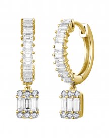 BAGUETTE DIAMOND DANGLING (TE1772)