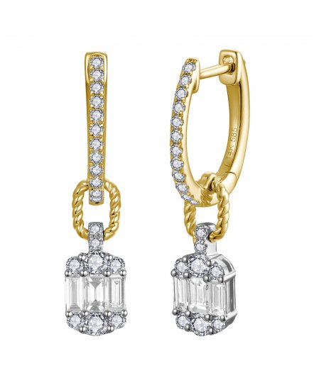 BAGUETTE DIAMOND DANGLING (TE1775)