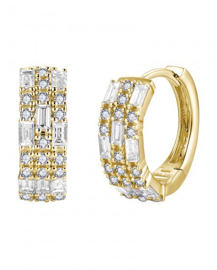 BAGUETTE DIAMOND HUGGIES (TE1778)