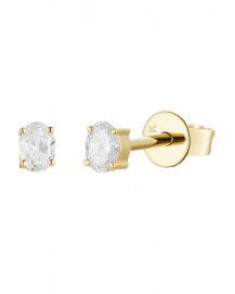 OVAL DIAMOND STUDS (TE1782)