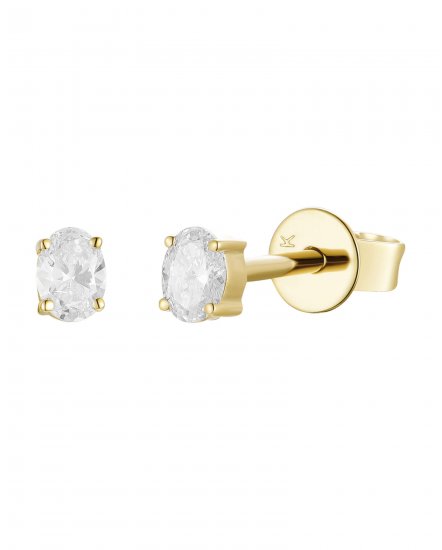 OVAL DIAMOND STUDS (TE1782)
