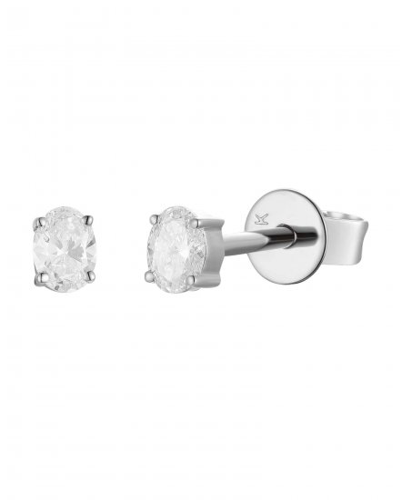 OVAL DIAMOND STUDS (TE1782)