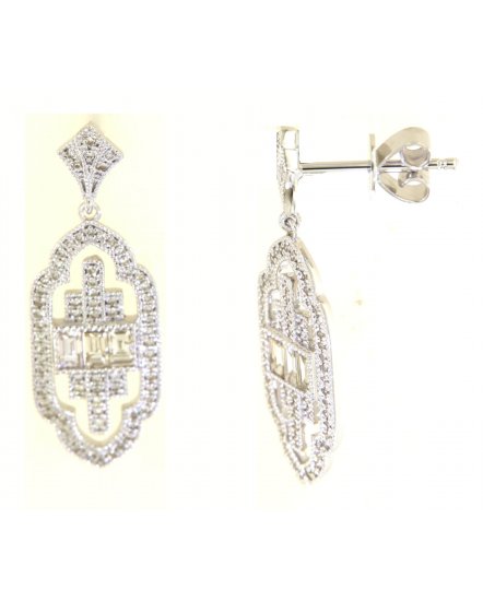 BAGUETTE DIAMOND DANGLING (TE1801)