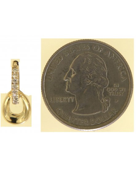 PEAR STYLE DIAMOND DANGLING (TE1809)