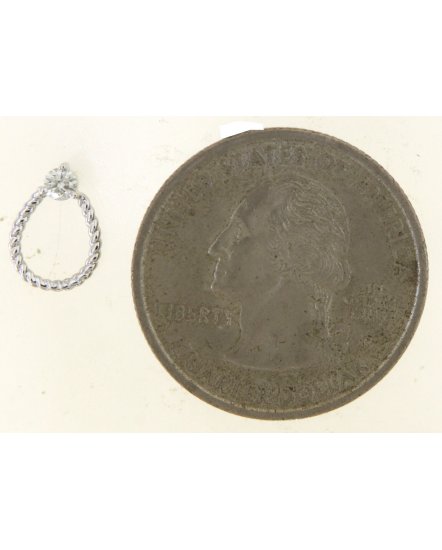 PEAR STYLE SOLITAIRE DIAMOND STUDS (TE1826)