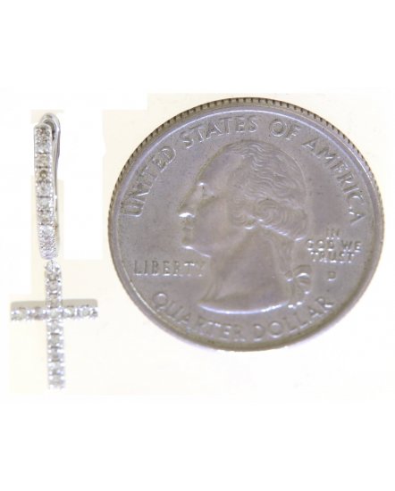 CROSS DIAMOND DANGLING (TE1830)
