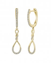 CRISS CROSS STYLE DIAMOND DANGLING (TE1842)