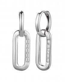 OPEN BAR BAGUETTE DIAMOND DANGLING (TE1845)
