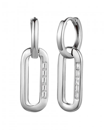 OPEN BAR BAGUETTE DIAMOND DANGLING (TE1845)