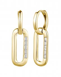 OPEN BAR BAGUETTE DIAMOND DANGLING (TE1845)