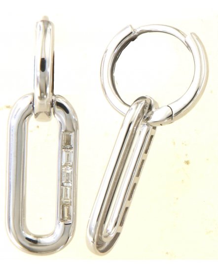 OPEN BAR BAGUETTE DIAMOND DANGLING (TE1845)