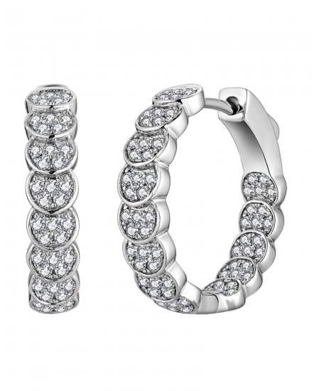 INSIDE OUTSIDE DIAMOND HOOPS (TE1849)