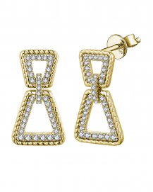 TRIANGLE STYLE DIAMOND DANGLING (TE1856)