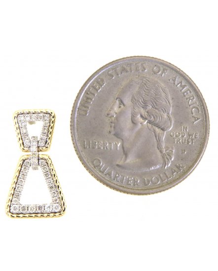 TRIANGLE STYLE DIAMOND DANGLING (TE1856)