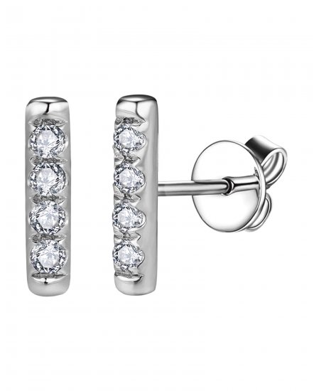 STRAIGHT BAR DIAMOND STUDS (TE1861)