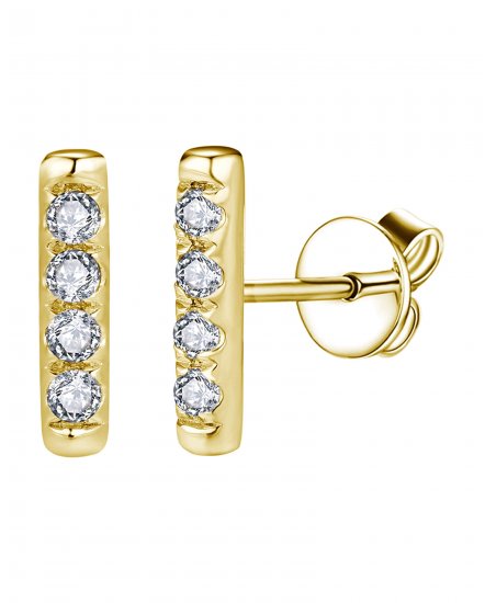 STRAIGHT BAR DIAMOND STUDS (TE1861)