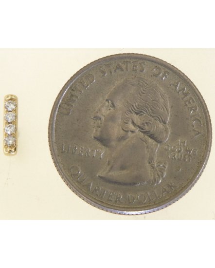 STRAIGHT BAR DIAMOND STUDS (TE1861)