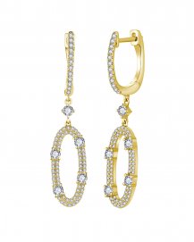 OVAL STYLE DIAMOND DANGLING (TE1866)