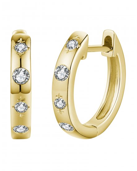 BEZEL DIAMOND HUGGIES (TE1870)