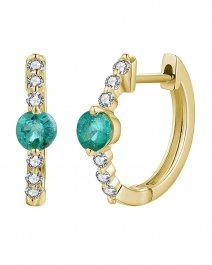 EMERALD DIAMOND HUGGIES (TE1872)