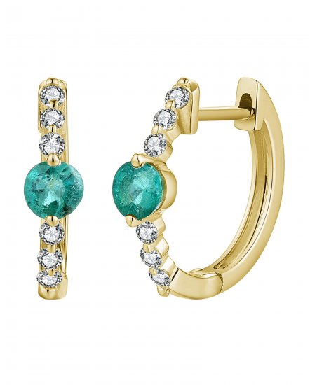 EMERALD DIAMOND HUGGIES (TE1872)