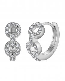 LINK STYLE DIAMOND HUGGIES (TE1874)