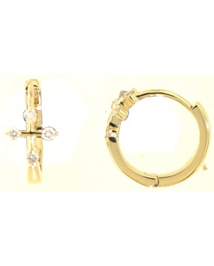 CROSS DIAMOND HUGGIES (TE1880)