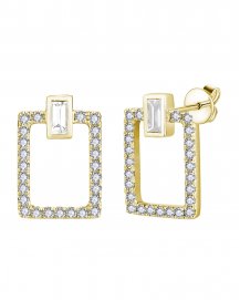 BAGUETTE DIAMOND STUDS (TE1883)