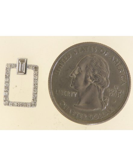 BAGUETTE DIAMOND STUDS (TE1883)