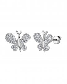 BUTTERFLY SHAPE DIAMOND STUDS (TE1884)