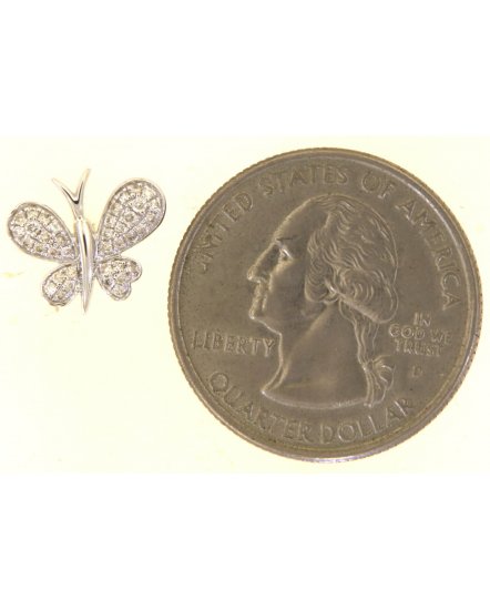 BUTTERFLY SHAPE DIAMOND STUDS (TE1884)