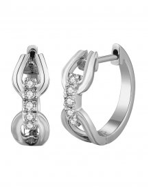 LINK STYLE DIAMOND HUGGIES (TE1892)