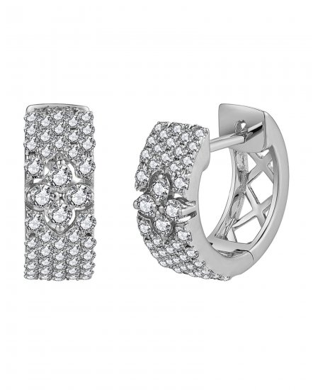 CLOVER STYLE DIAMOND HUGGIES (TE1917)