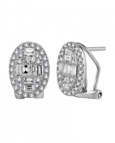 OVAL SHAPE BAGUETTE DIAMOND OMEGA BACK (TE1931)