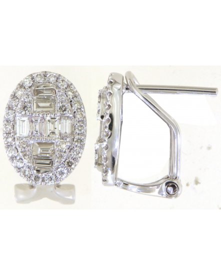 OVAL SHAPE BAGUETTE DIAMOND OMEGA BACK (TE1931)