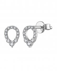 PEAR STYLE DIAMOND STUDS (TE1935)