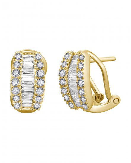 BAGUETTE DIAMOND OMEGA BACK (TE1946)