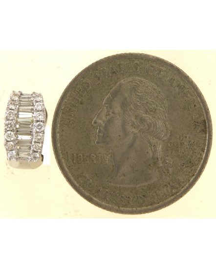 BAGUETTE DIAMOND OMEGA BACK (TE1946)