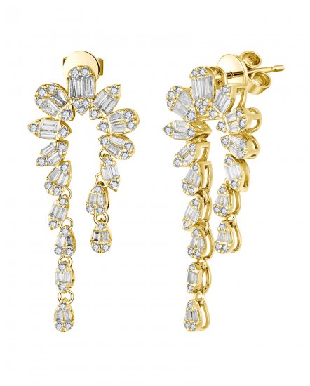 BAGUETTE DIAMOND DANGLING (TE1956)