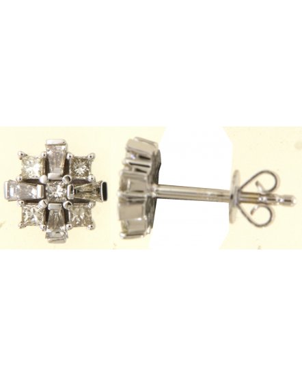 BAGUETTE DIAMOND STUDS (TE1960)