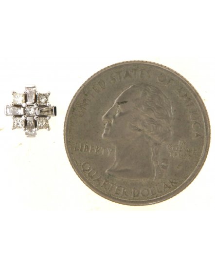 BAGUETTE DIAMOND STUDS (TE1960)