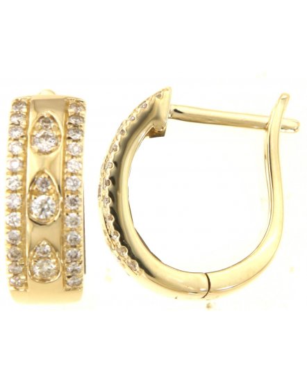 PEAR STYLE DIAMOND HUGGIES (TE1964)