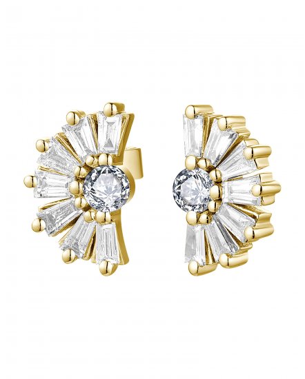 BAGUETTE DIAMOND STUDS (TE1971)