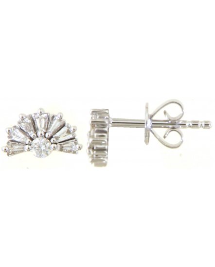 BAGUETTE DIAMOND STUDS (TE1971)